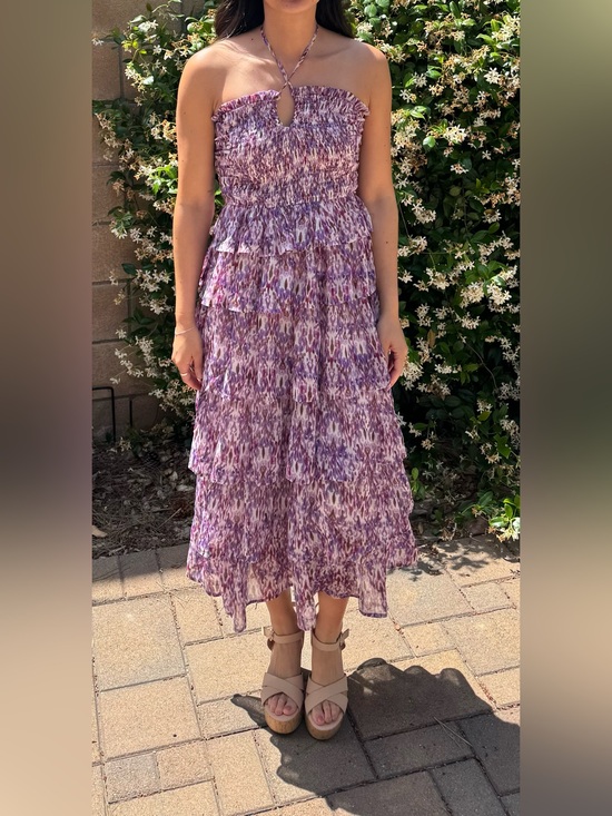 Shop Neighbor by in the beginning Dresses & Skirts - Shop Neighbor by in the beginning Purple Tiered Maxi Dress